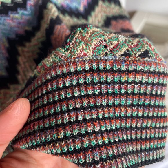 Vintage Baron von Stain unique collared knit sweater (size M) - Picture 3 of 15